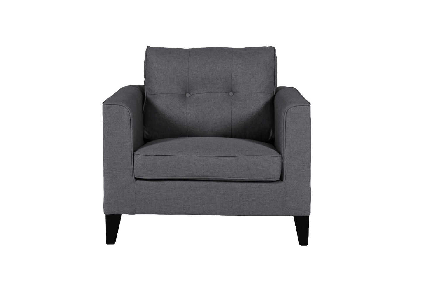 Astrid 1 Seater Sofa Charcoal Crib 5