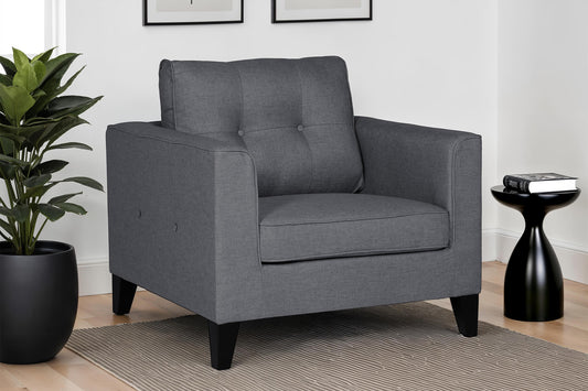 Astrid 1 Seater Sofa Charcoal Crib 5