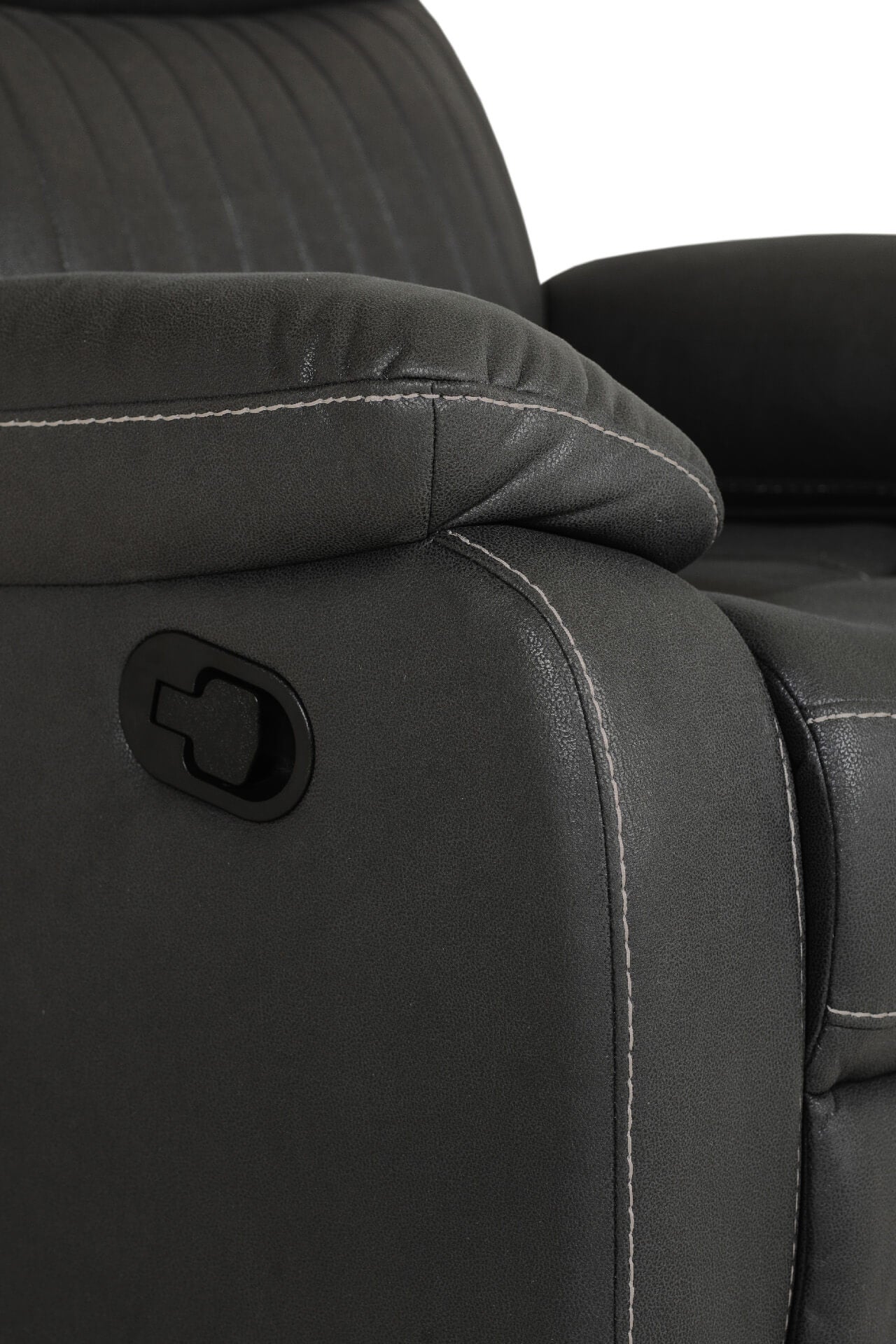 Barkley 3+2+1 Seater Manual Recliner Dark Grey