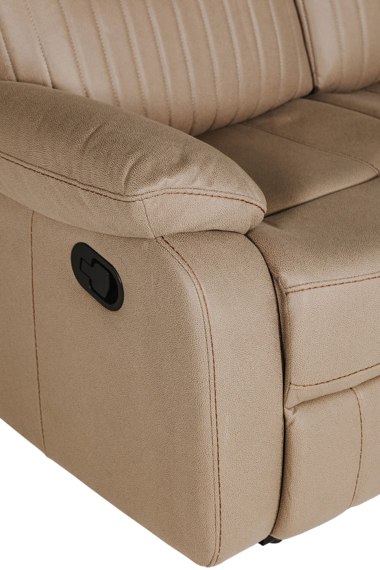 Barkley 3 Seater Manual Recliner Brown