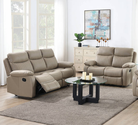 Barkley 3+2 Seater Manual Recliner Brown