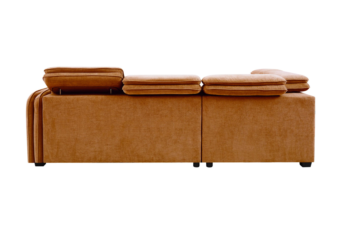 Roscoe Corner Group Sofa Bed LHF Rust