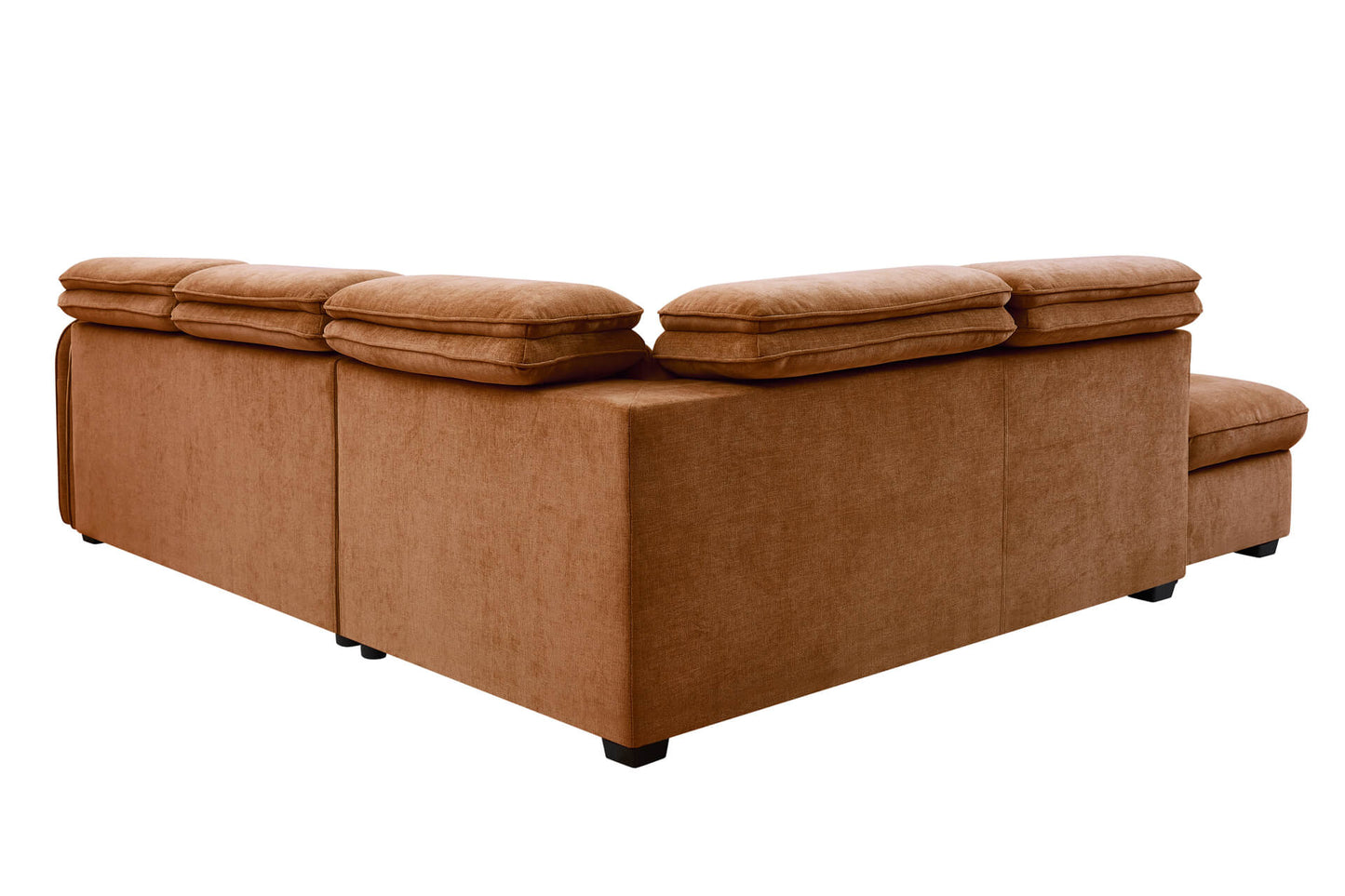 Roscoe Corner Group Sofa Bed LHF Rust