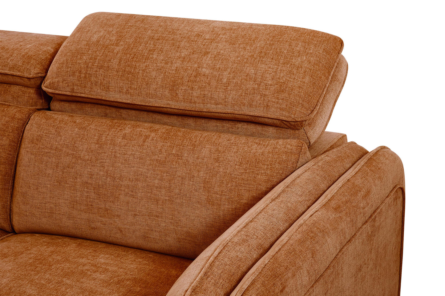 Roscoe Corner Group Sofa Bed LHF Rust