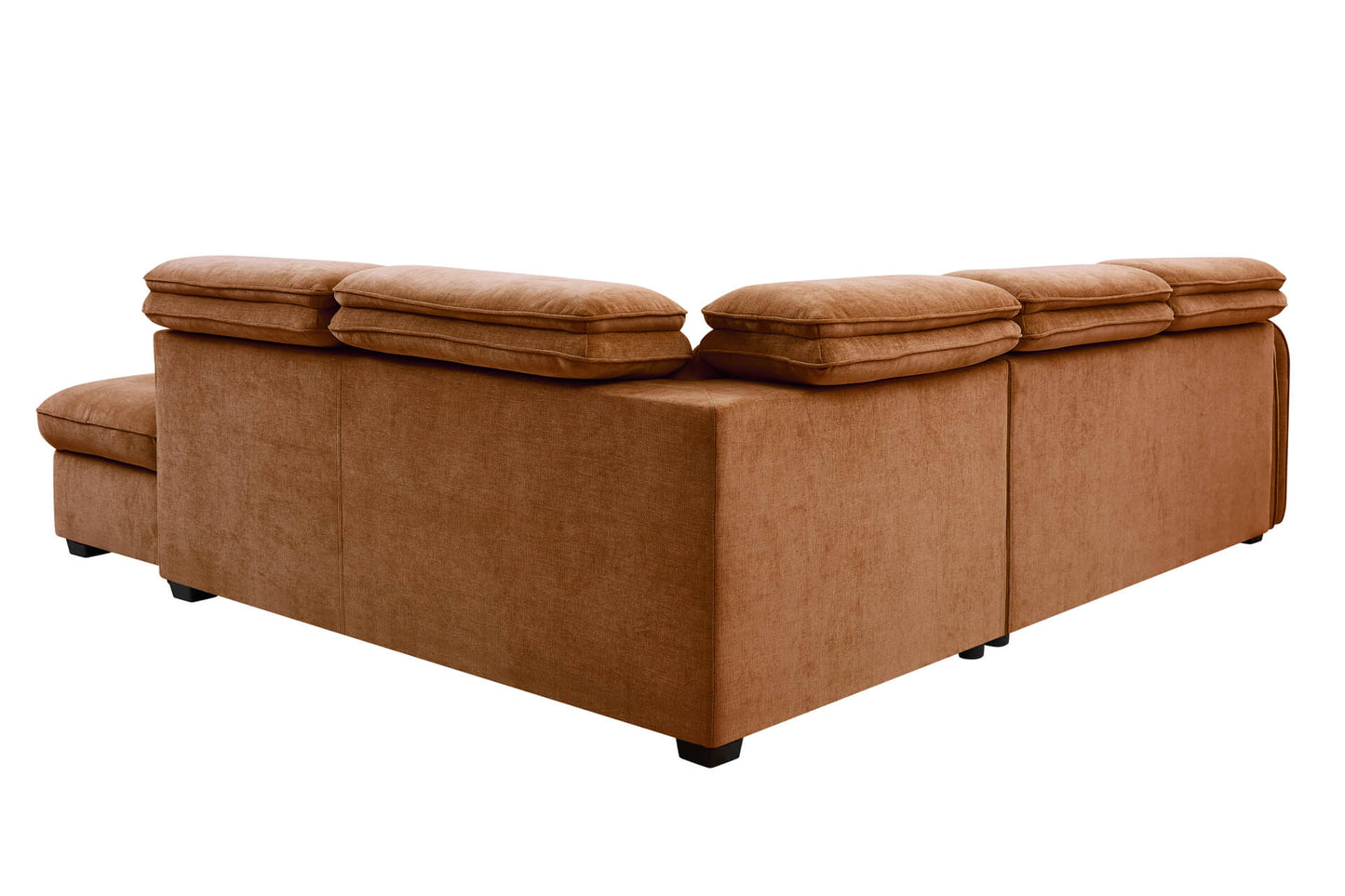 Roscoe Corner Group Sofa Bed RHF Rust