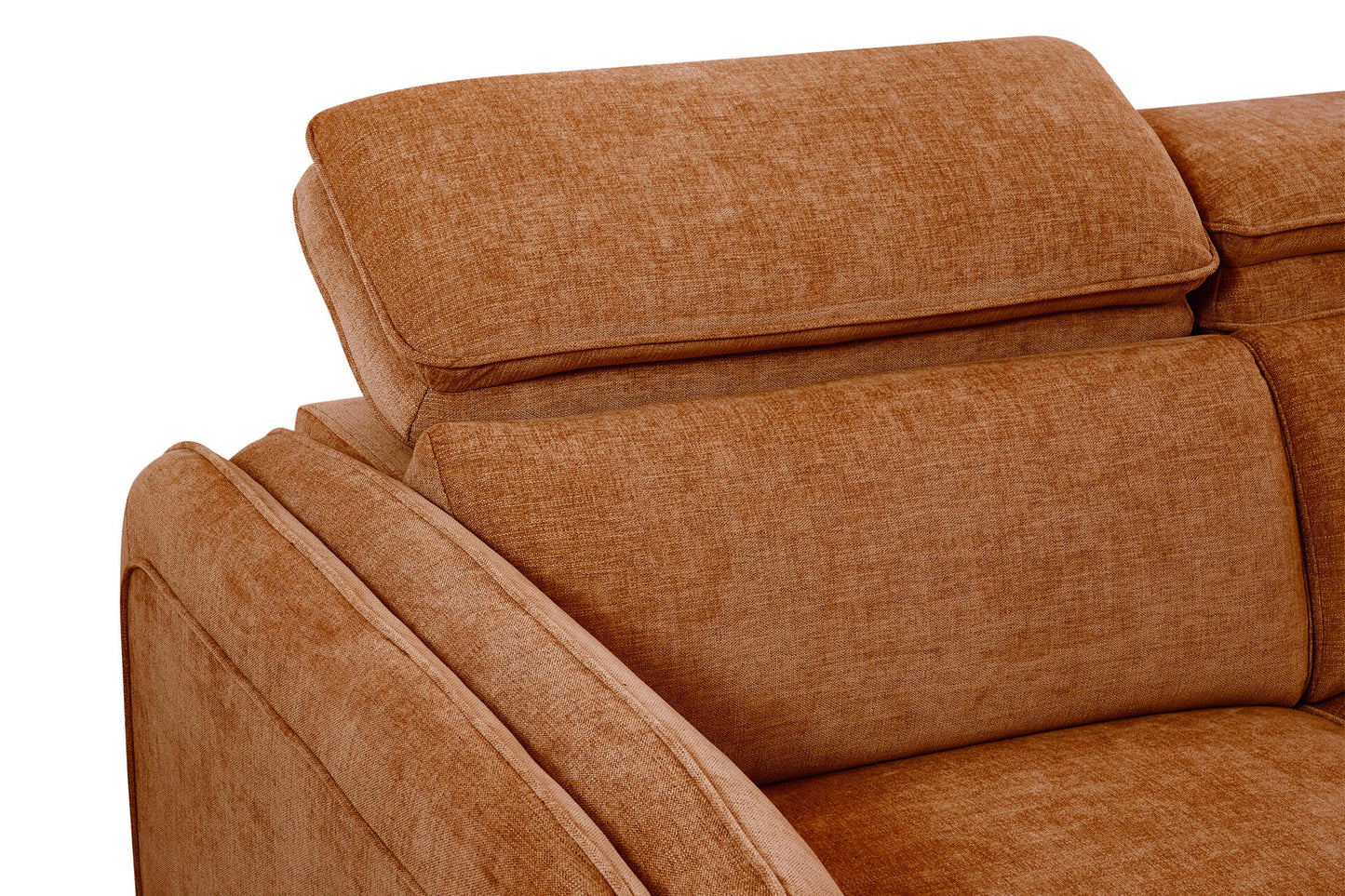 Roscoe Corner Group Sofa Bed RHF Rust